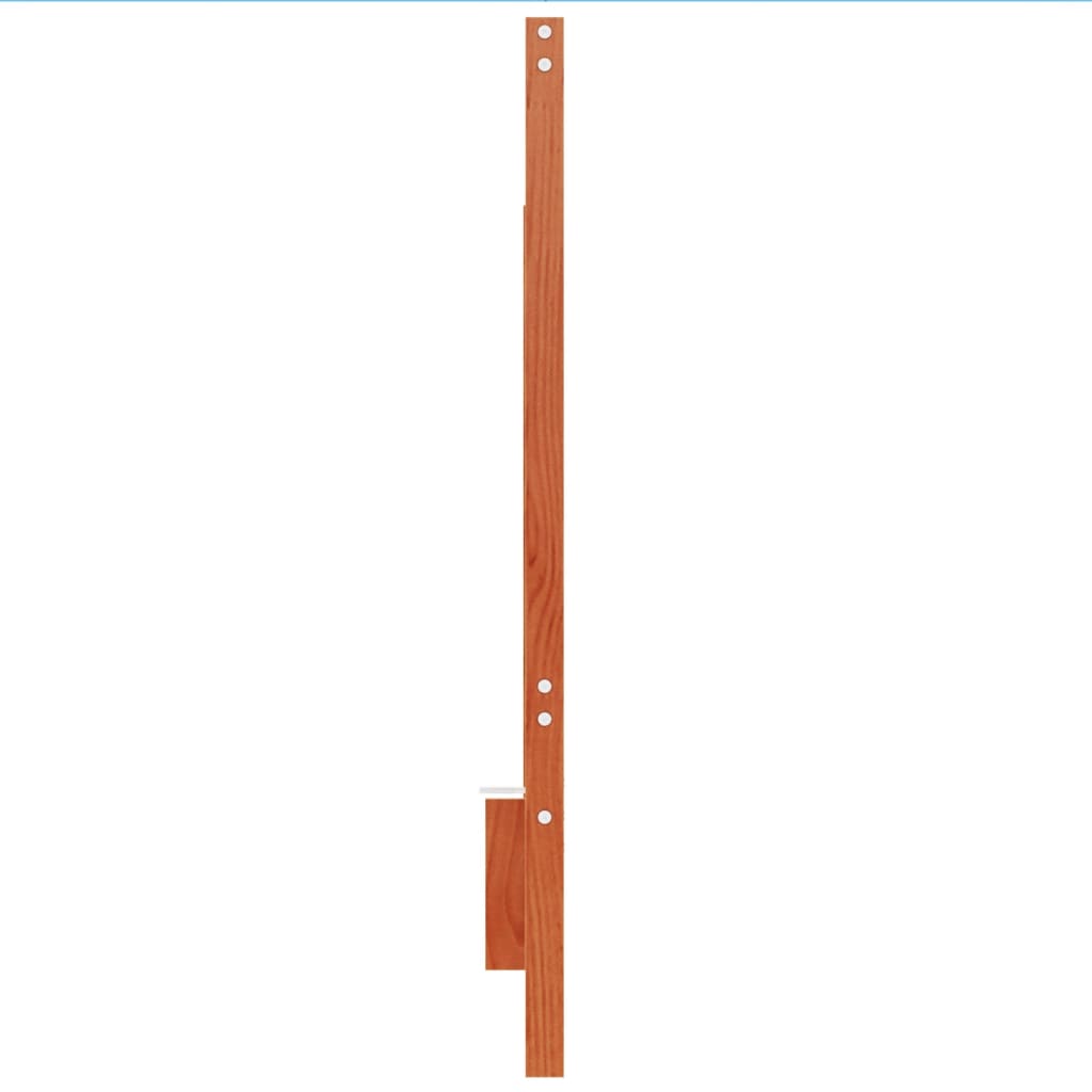 Bett-Kopfteil Grau 81x4x104 cm Massivholz Kiefer