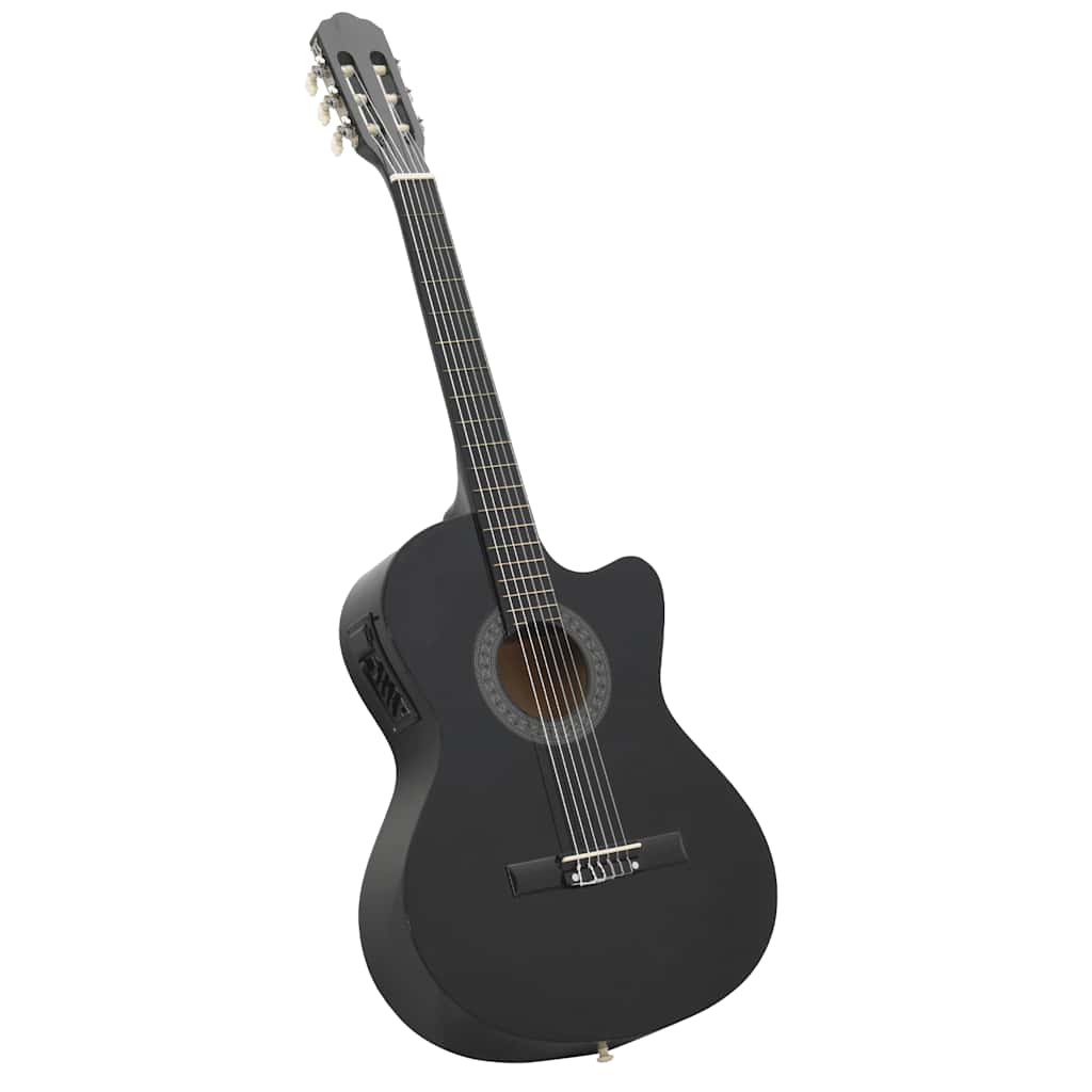 Westerngitarre Cutaway mit Equalizer und 6 Saiten
