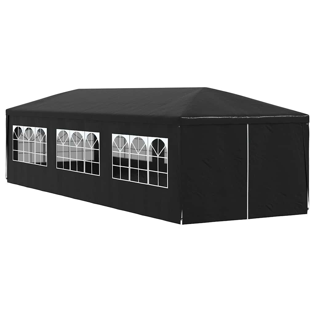 Party-Zelt 400 x 300 x 255 cm Rot PE und Stahl