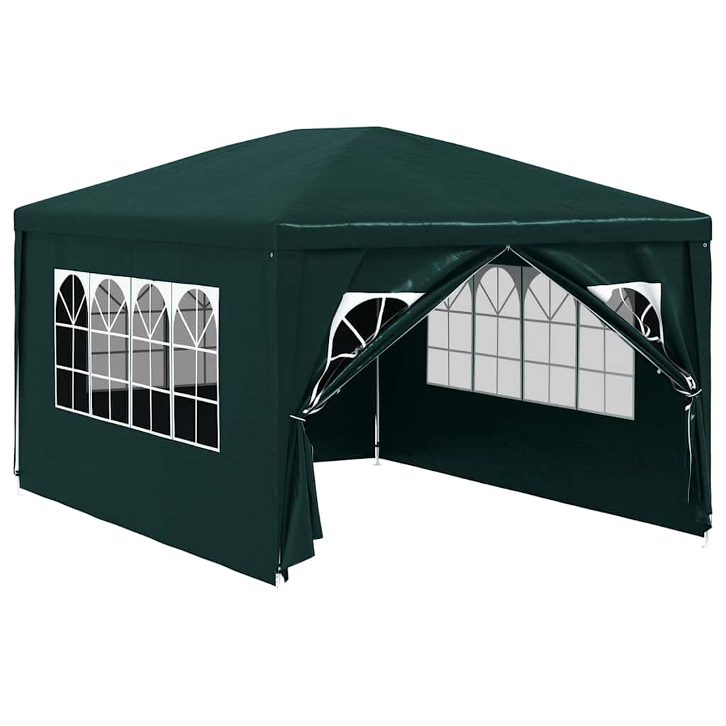Party-Zelt 400 x 300 x 255 cm Rot PE und Stahl