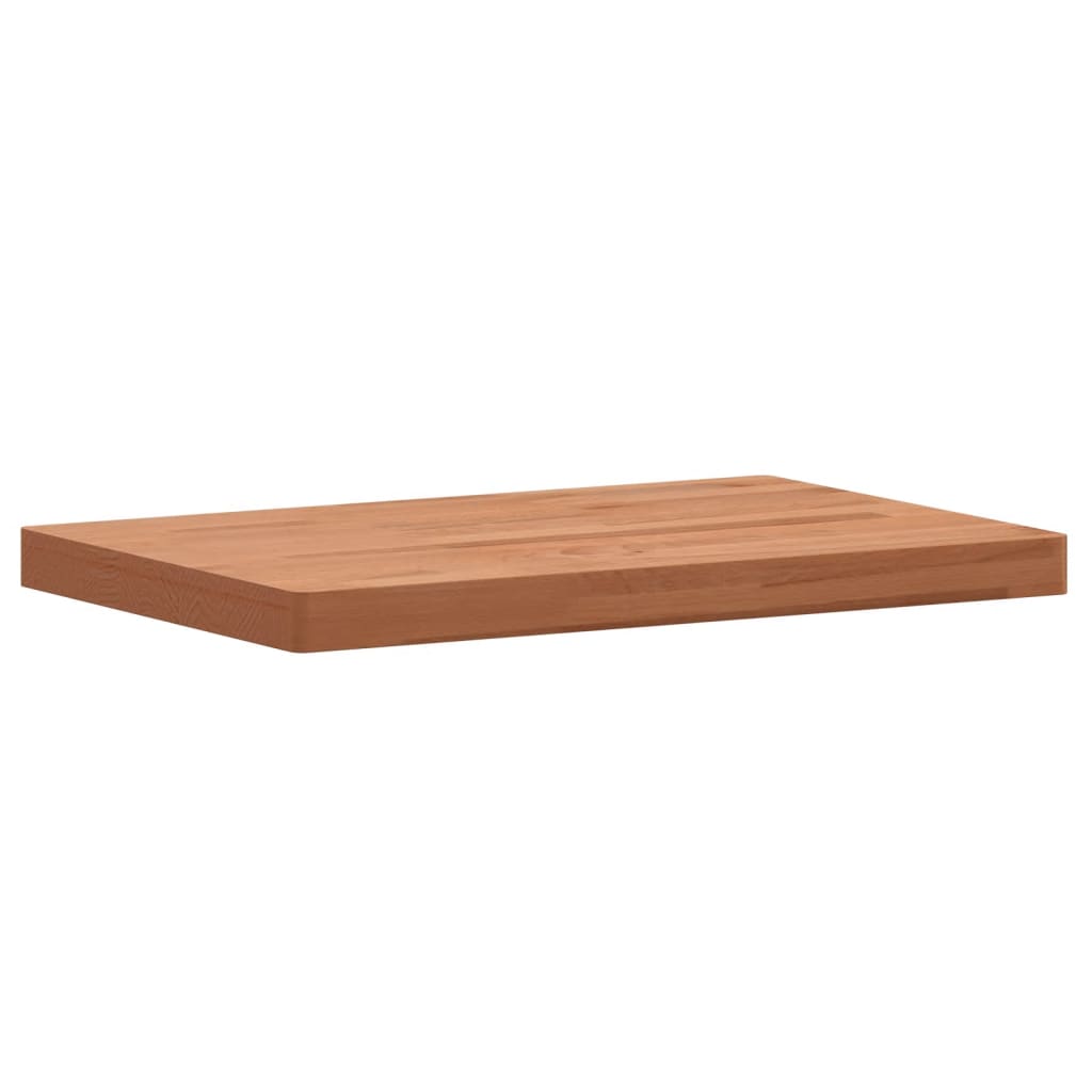 Waschtischplatte 80x40x1,5 cm Massivholz Buche