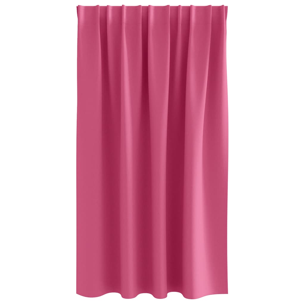 Verdunkelungs-Vorhänge mit Ringen 2 pcs Beige 140 x 140 cm