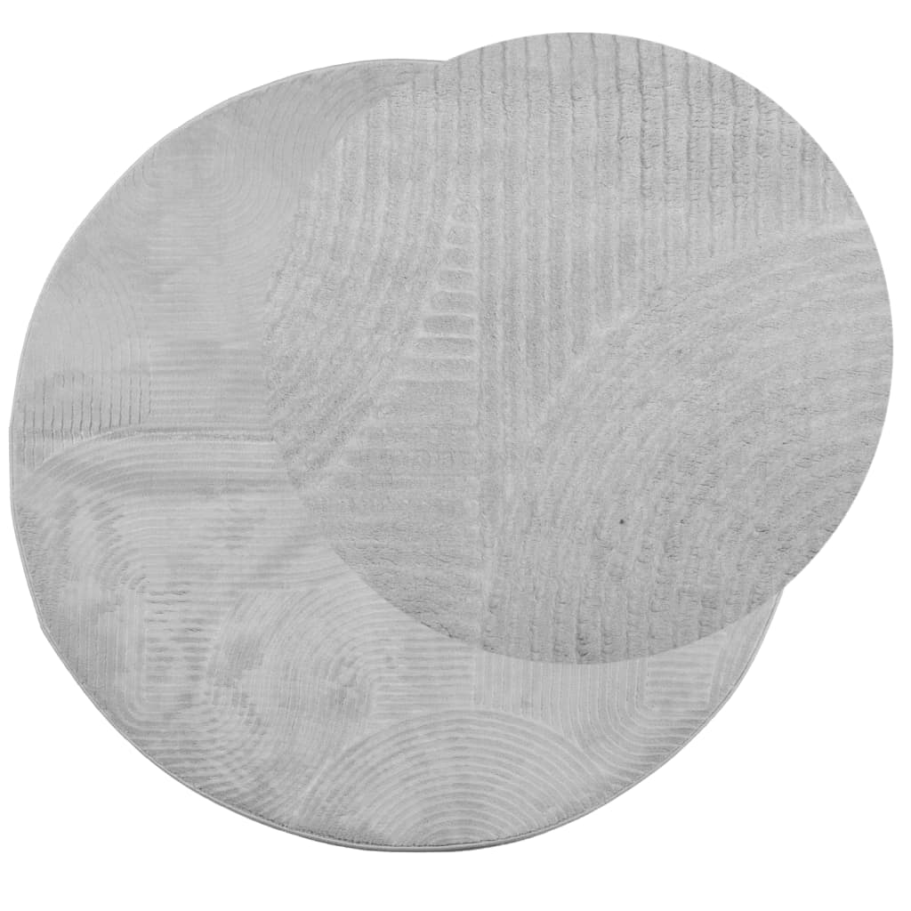 Teppich IZA Kurzflor Skandi-Stil Anthrazit 80x150 cm