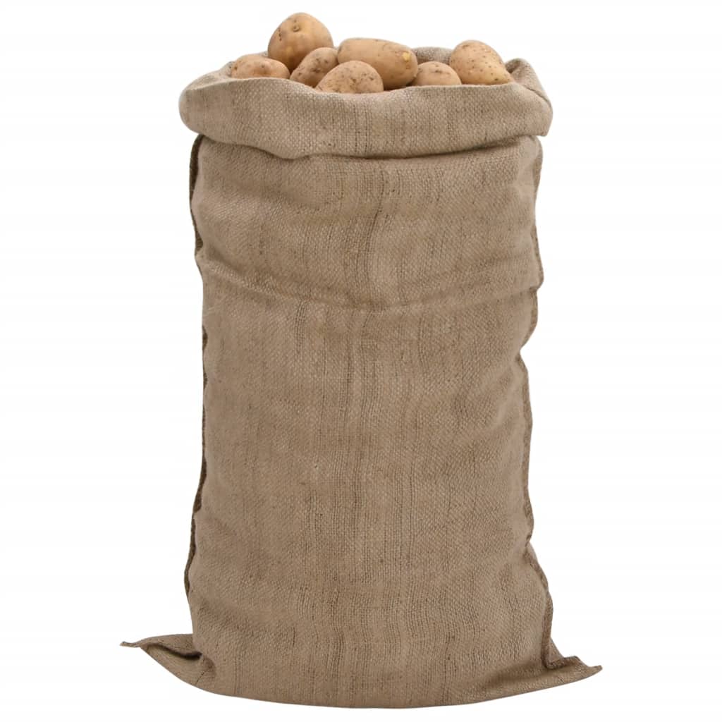 Jutesäcke 5 Stk. 60x105 cm 100% Jute 340 g/m²