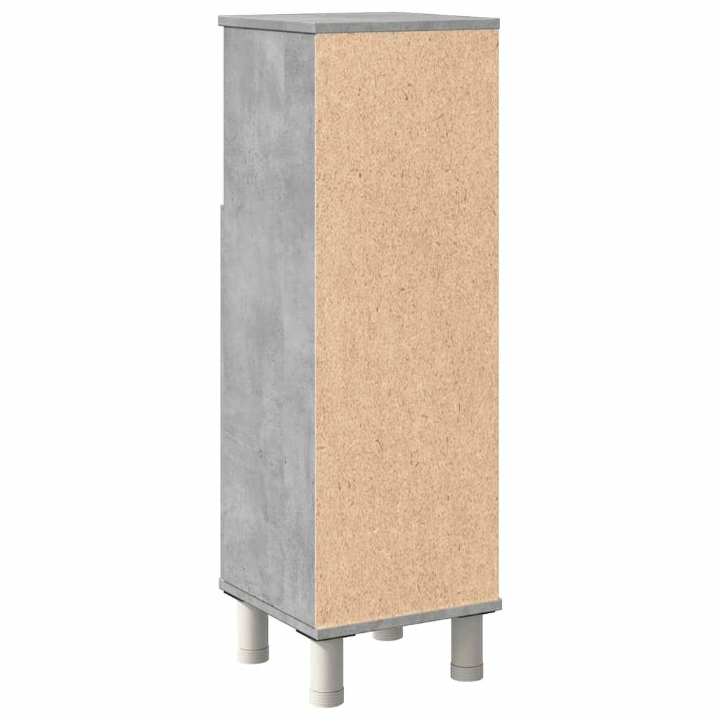 Badezimmerschrank Weiß 30x30x95 cm Holzwerkstoff