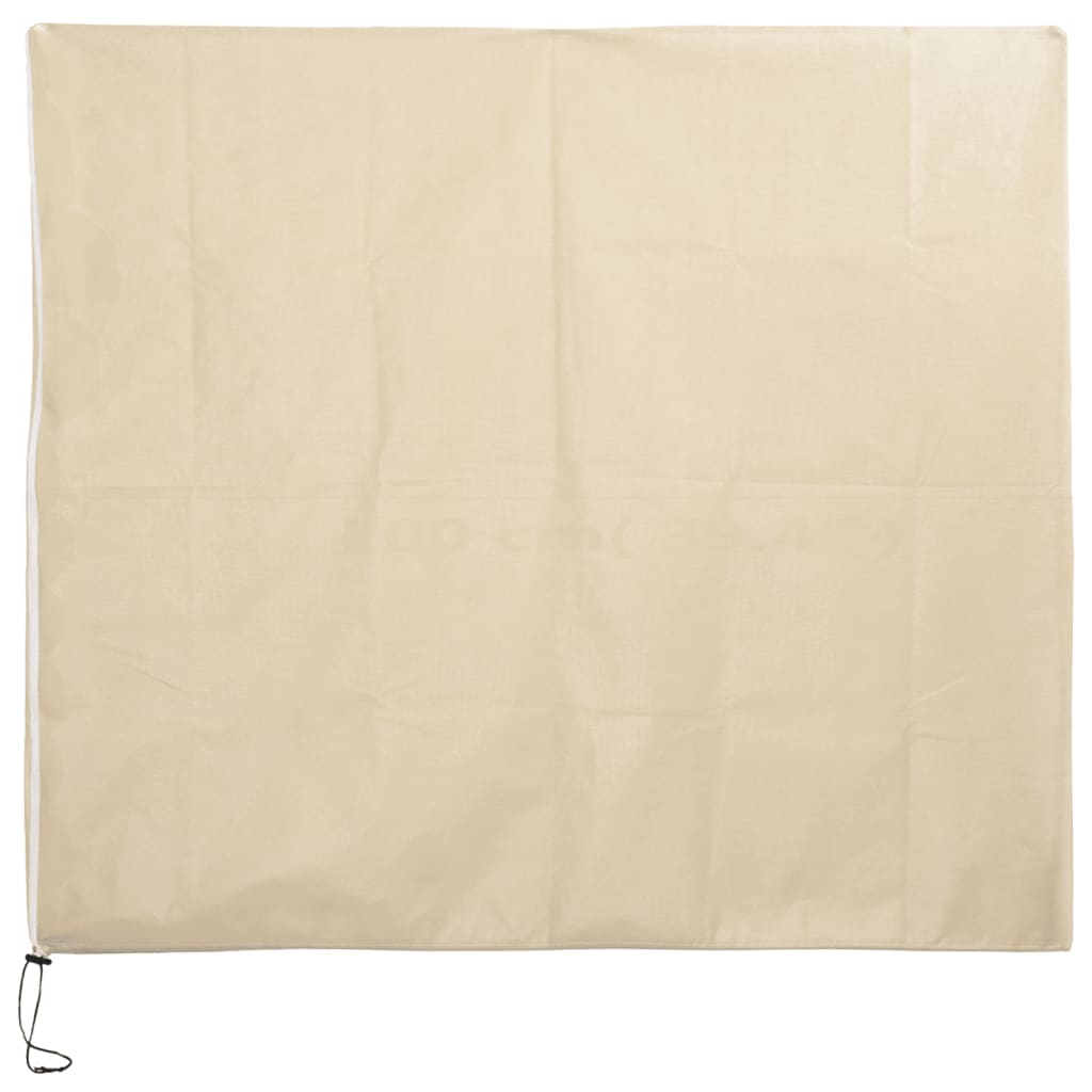 Wintervlies mit Reißverschluss 4 Stk. 70 g/m² 1x1,55 m