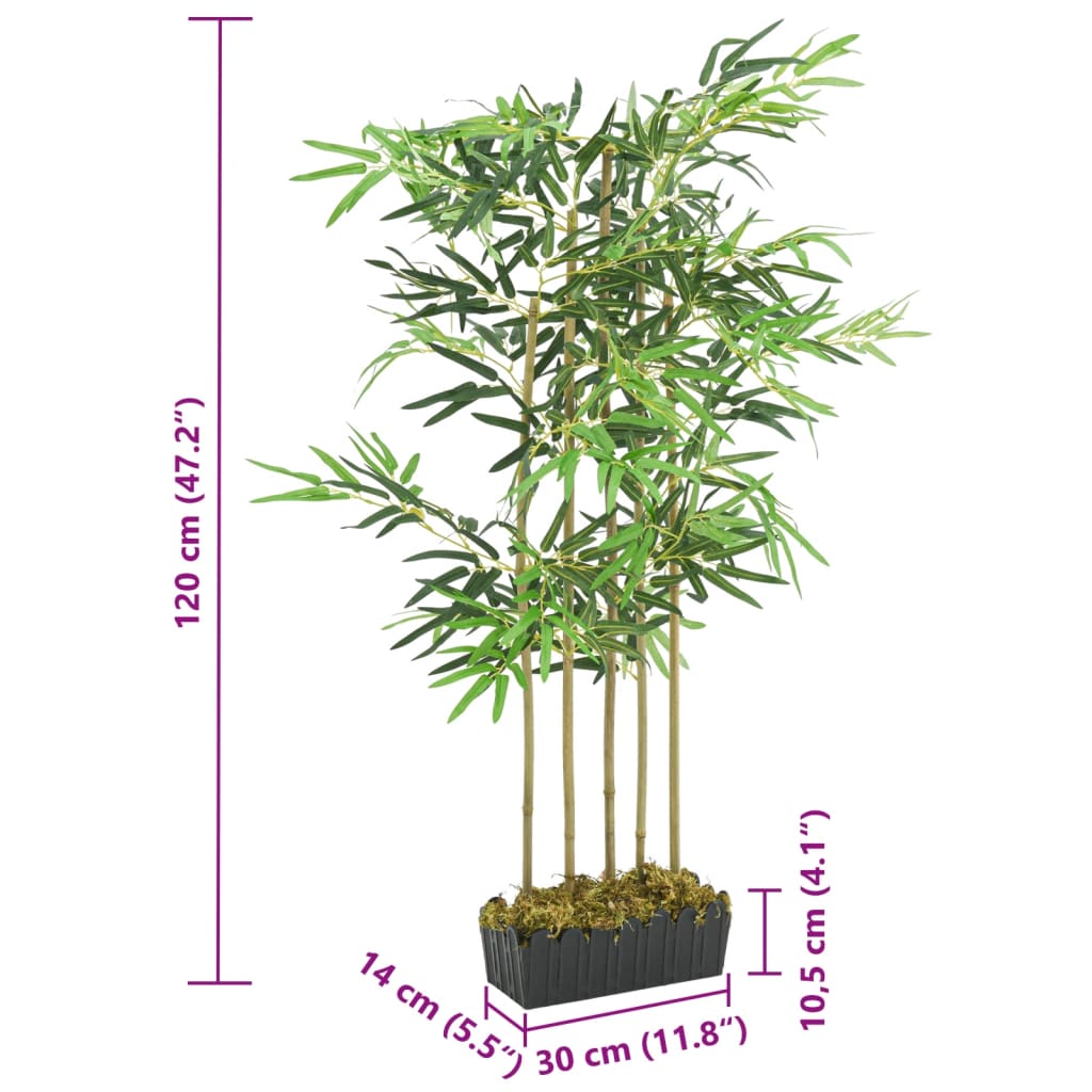 Bambusbaum Künstlich 500 Blätter 80 cm Grün