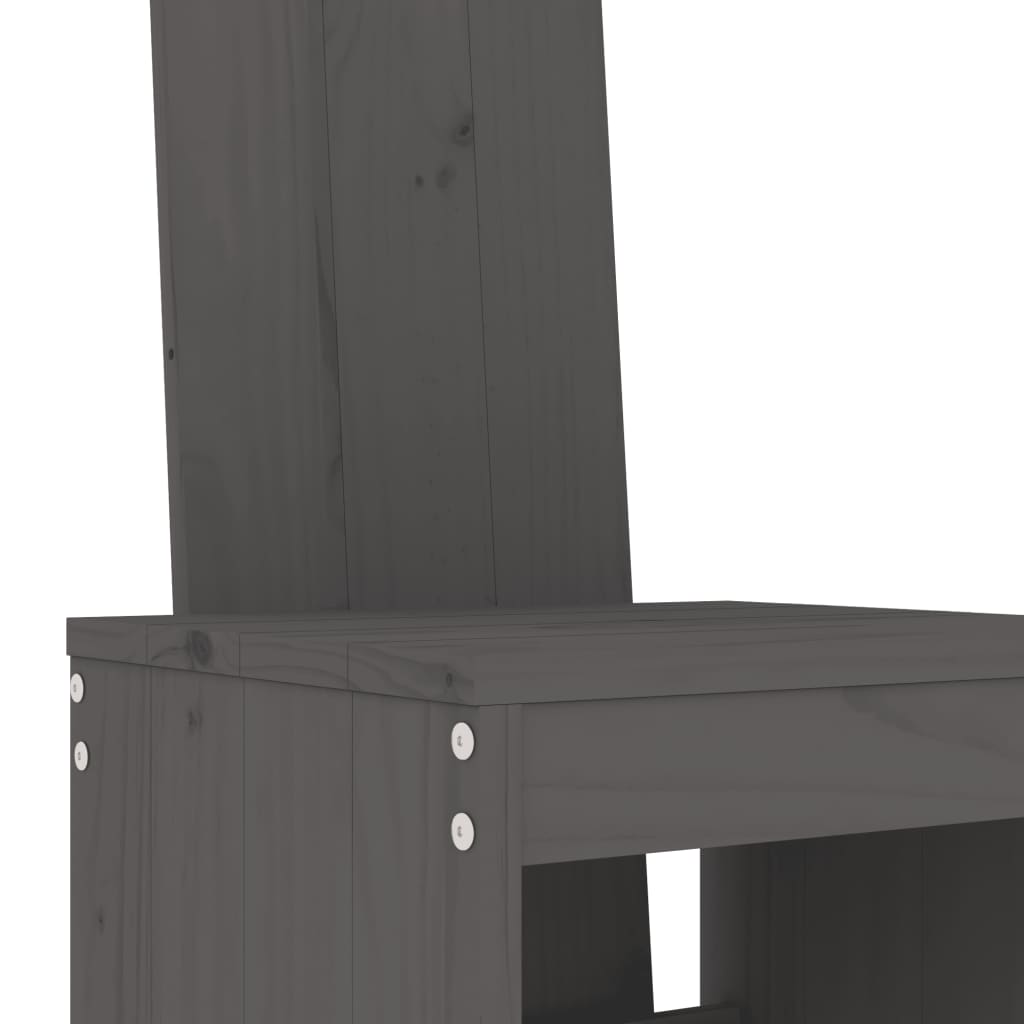 Barhocker 2 Stk. 40x42x120 cm Massivholz Kiefer