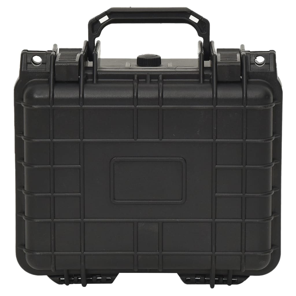 Koffer für Flugreise Tragbar Schwarz 46,5x21,5x17,5 cm PP