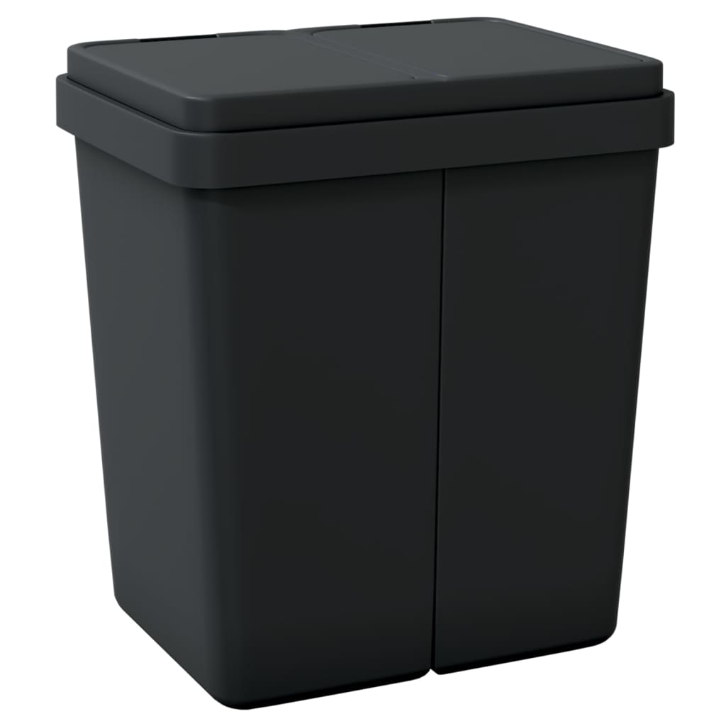 Duo Mülleimer Weiß 2x25 L