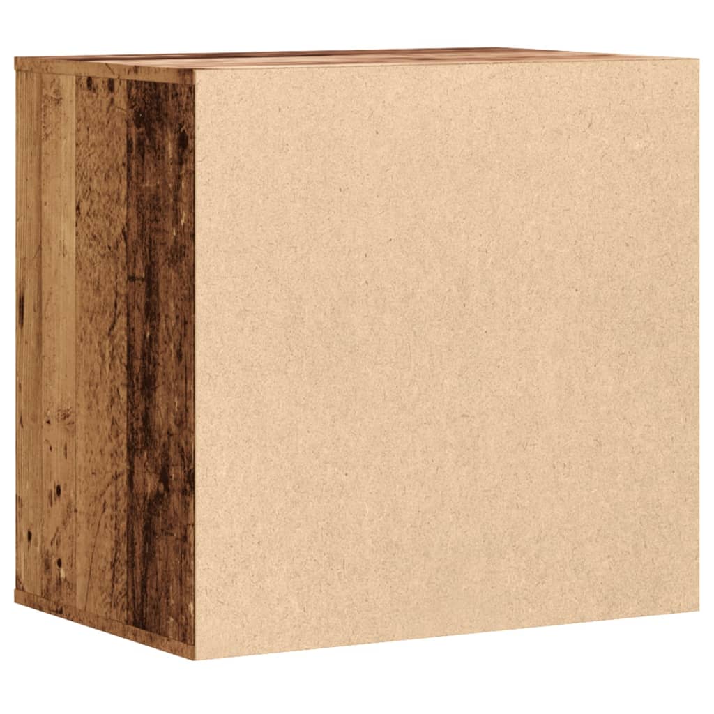 Schubladenschrank Schwarz Eichen-Optik 41 x 40 x 58 cm