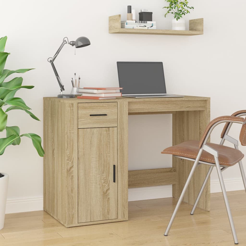 Schreibtisch Weiß 100x49x75 cm Holzwerkstoff