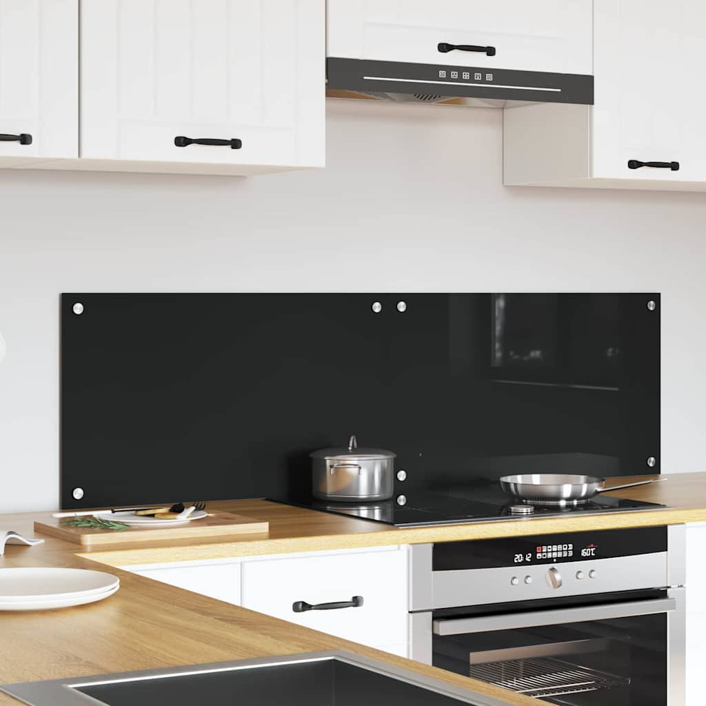 Küchenrückwand 2 pcs Weiß 70 x 40 cm Gehärtetes Glas