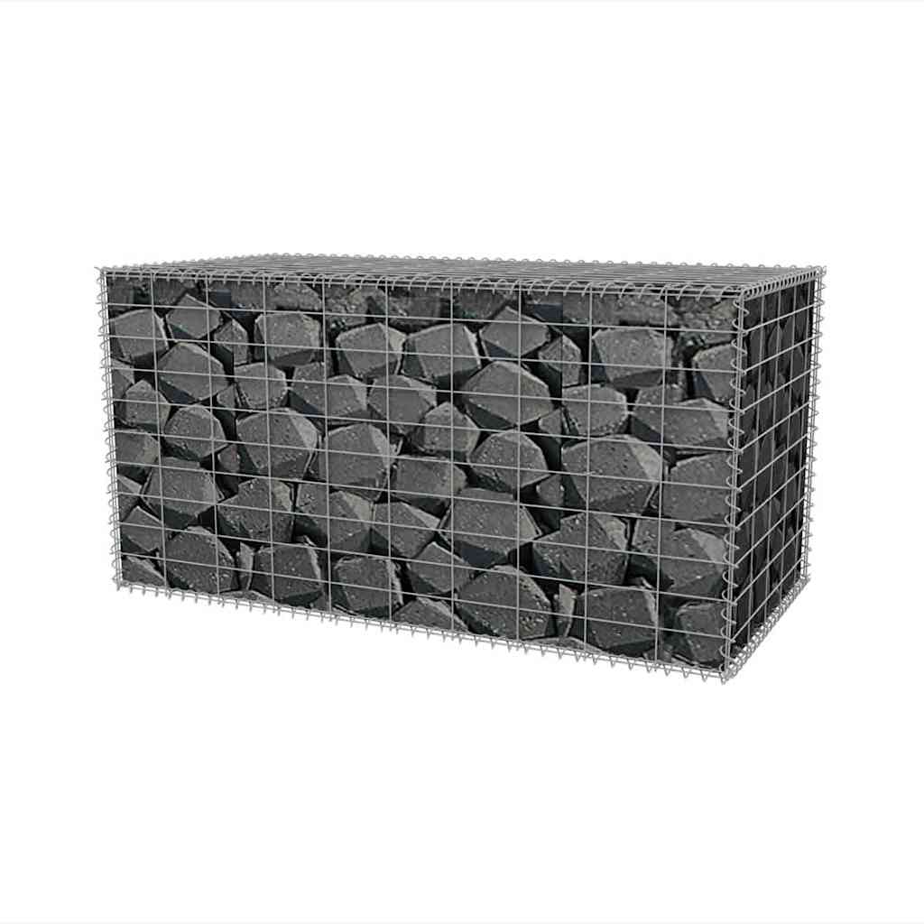 Gabionenkorb Stahl 200×30×100 cm