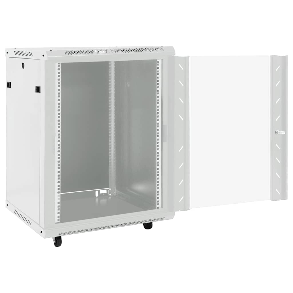 15U Netzwerkschrank 19" IP20 Schwarz 60x45x86 cm