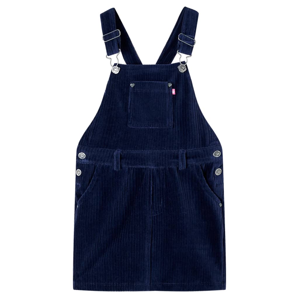 Kinder-Latzkleid Cord Hellrosa 92