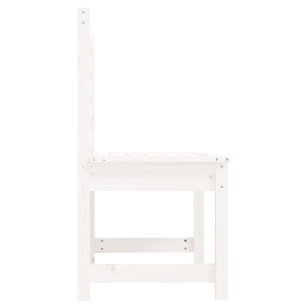 Gartenbank 109 cm Massivholz Kiefer