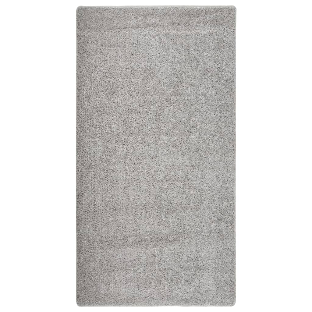 Anti-Rutsch Shaggy Teppich Dunkelgrau 200 x 200 cm PP