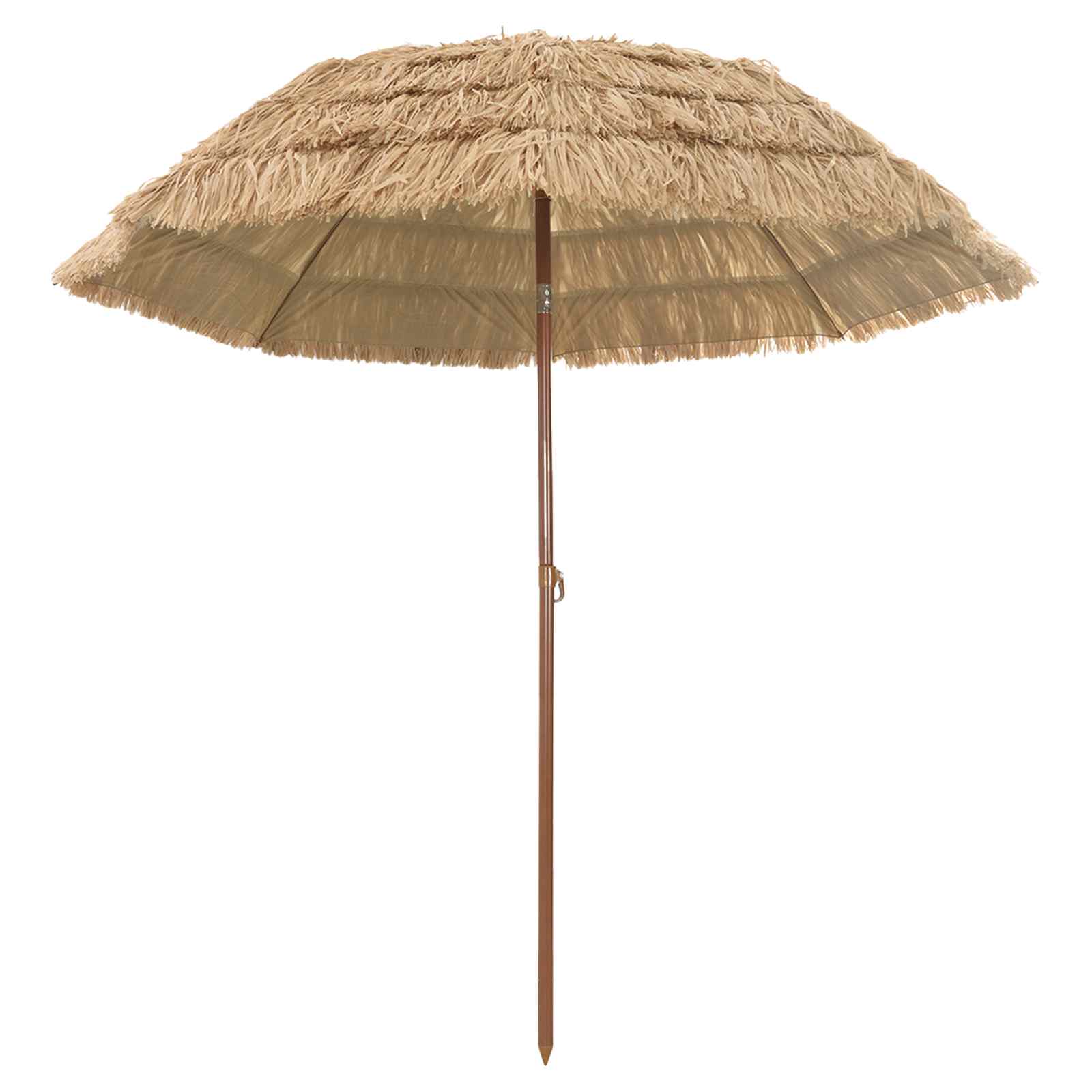 Garten-Sonnenschirm Natur 160 x 160 x 196 cm