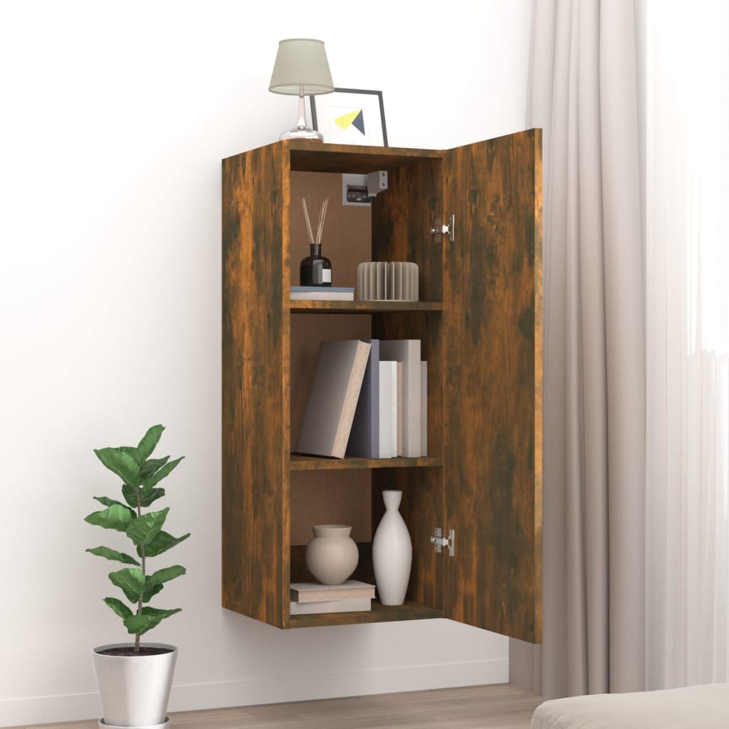 Hängeschrank Weiß 34,5x34x90 cm Holzwerkstoff