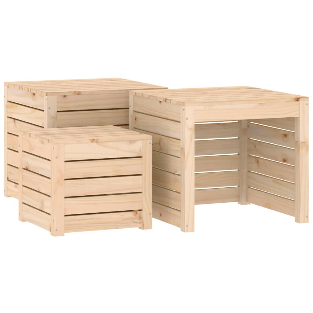 Gartenbox 101x50,5x46,5 cm Massivholz Kiefer
