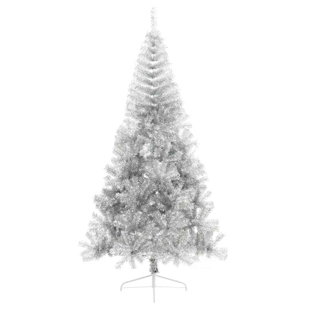 Künstlicher Halb-Weihnachtsbaum mit Ständer Grün 150 cm PVC