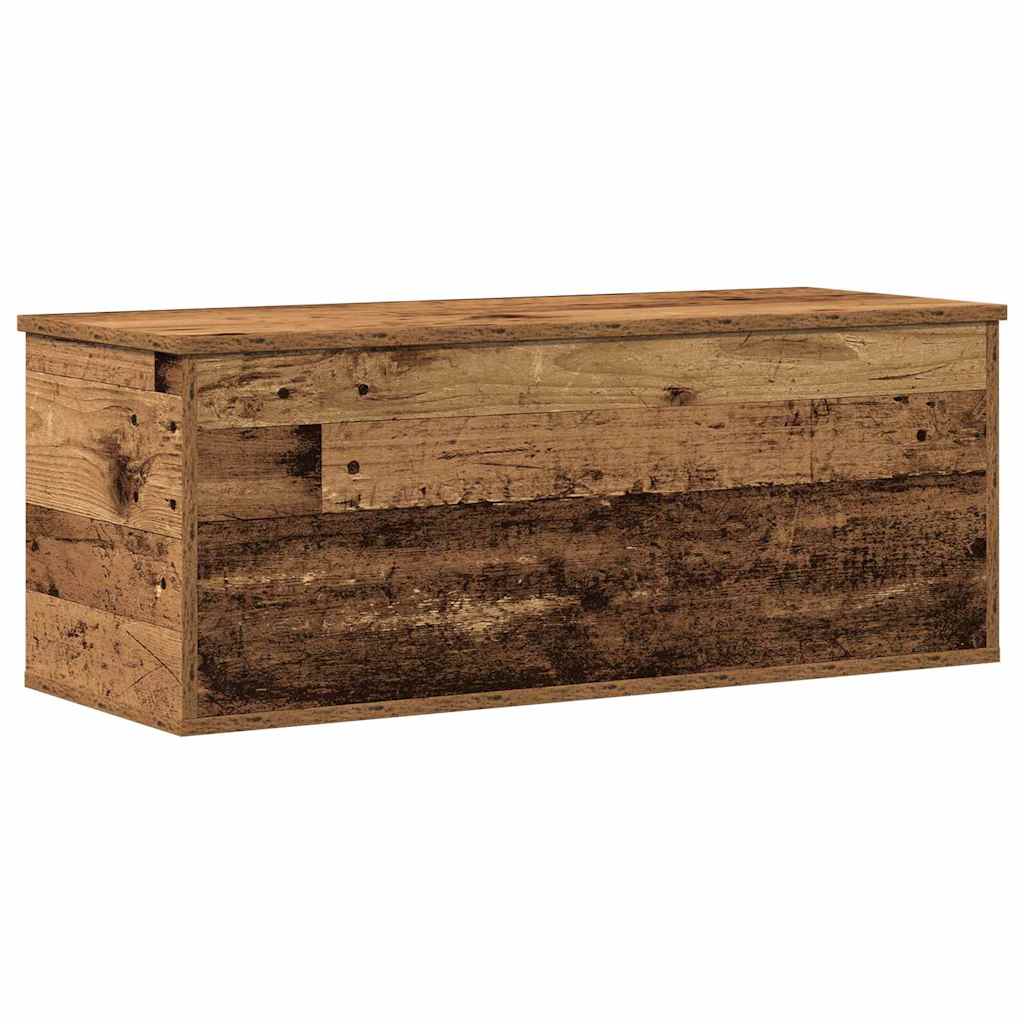 Aufbewahrungstruhe Weiß 84x42x46 cm Holzwerkstoff