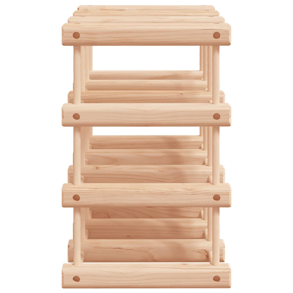 Weinregal für 20 Flaschen 46,5x23x46,5 cm Massivholz Kiefer