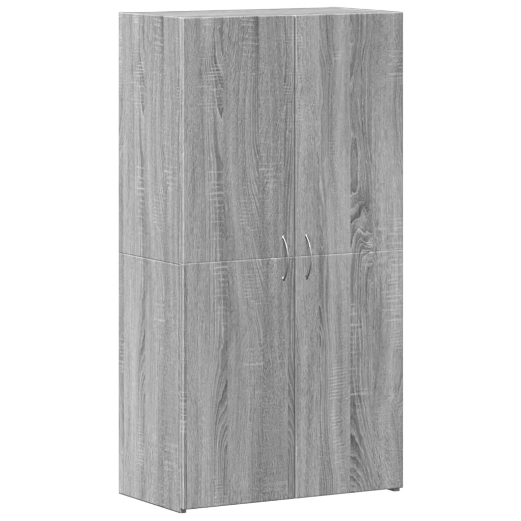 Aktenschrank Weiß 60x32x153 cm Holzwerkstoff