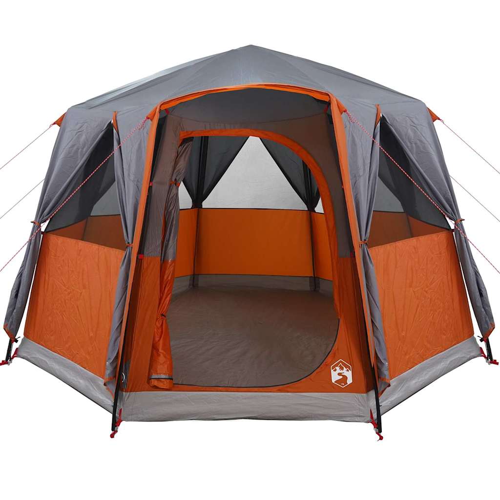 Cabin Zelt 3-Personen mit Dach Grün und Weiß 320 x 320 x 203 cm