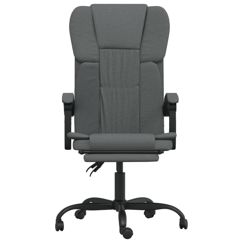 Bürostuhl mit Liegefunktion Taupe Stoff