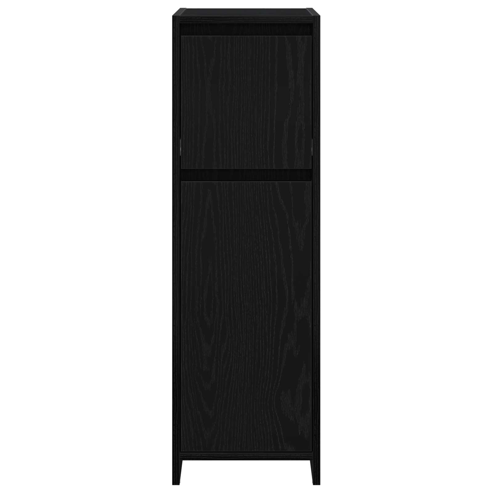 Badezimmerschrank Weiß 30x30x95 cm Holzwerkstoff