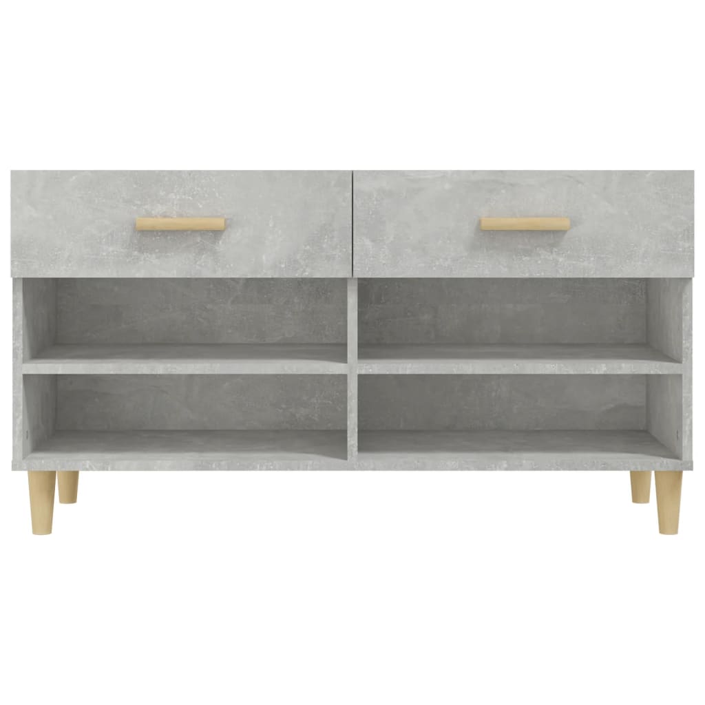 Schuhschrank Weiß 102x35x55 cm Holzwerkstoff