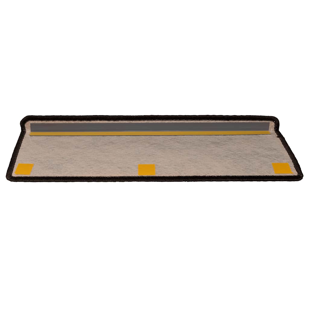 Treppenmatten Selbstklebend Sisal-Look 15 Stk. 65x21x4 Platina