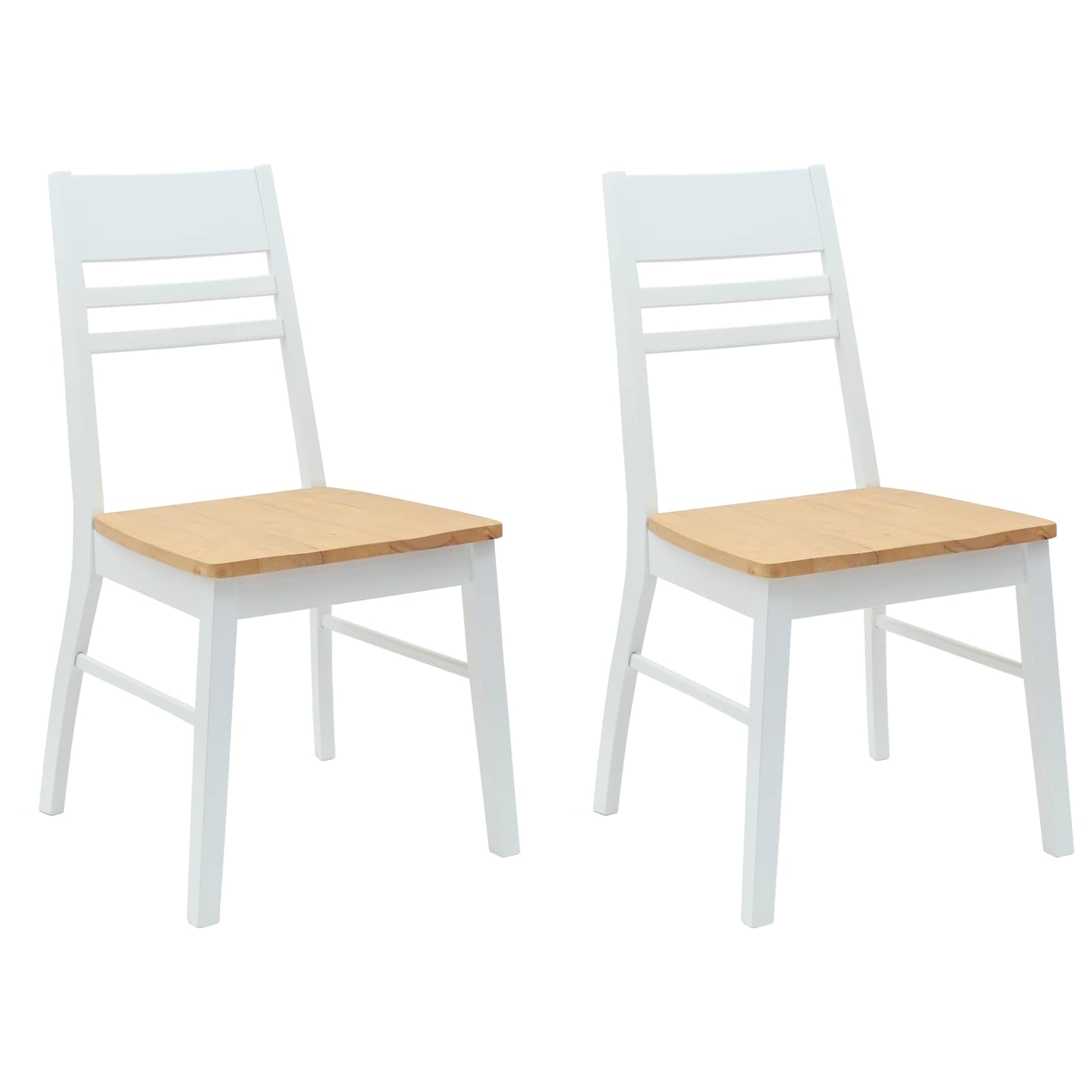 Esszimmerstühle 2 pcs Hellbraun 43 x 54 x 89 cm