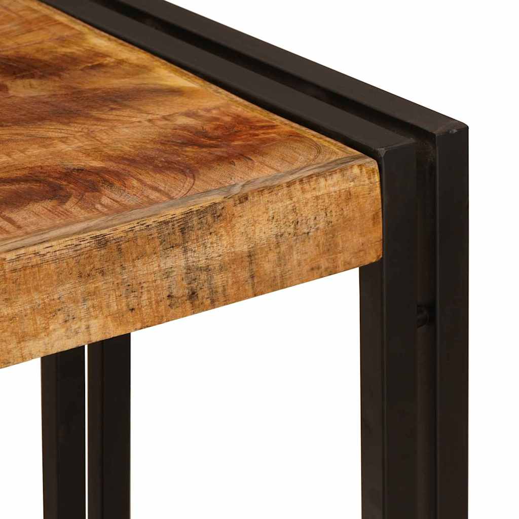 Konsolentisch Braun 120 x 33 x 75 cm Massivholz Akazie
