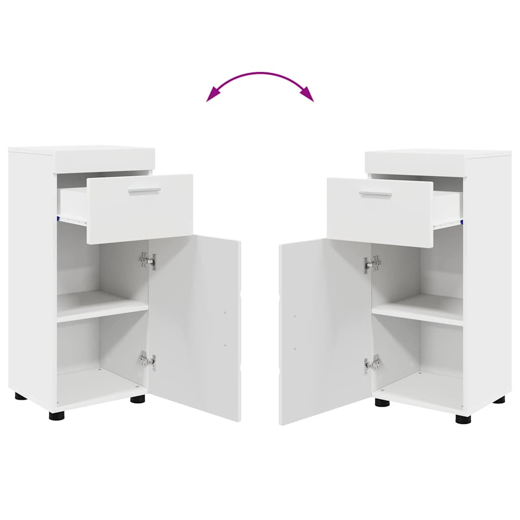Badezimmermöbel-Set TULUM 2 pcs Weiß 60 x 34 x 63 cm