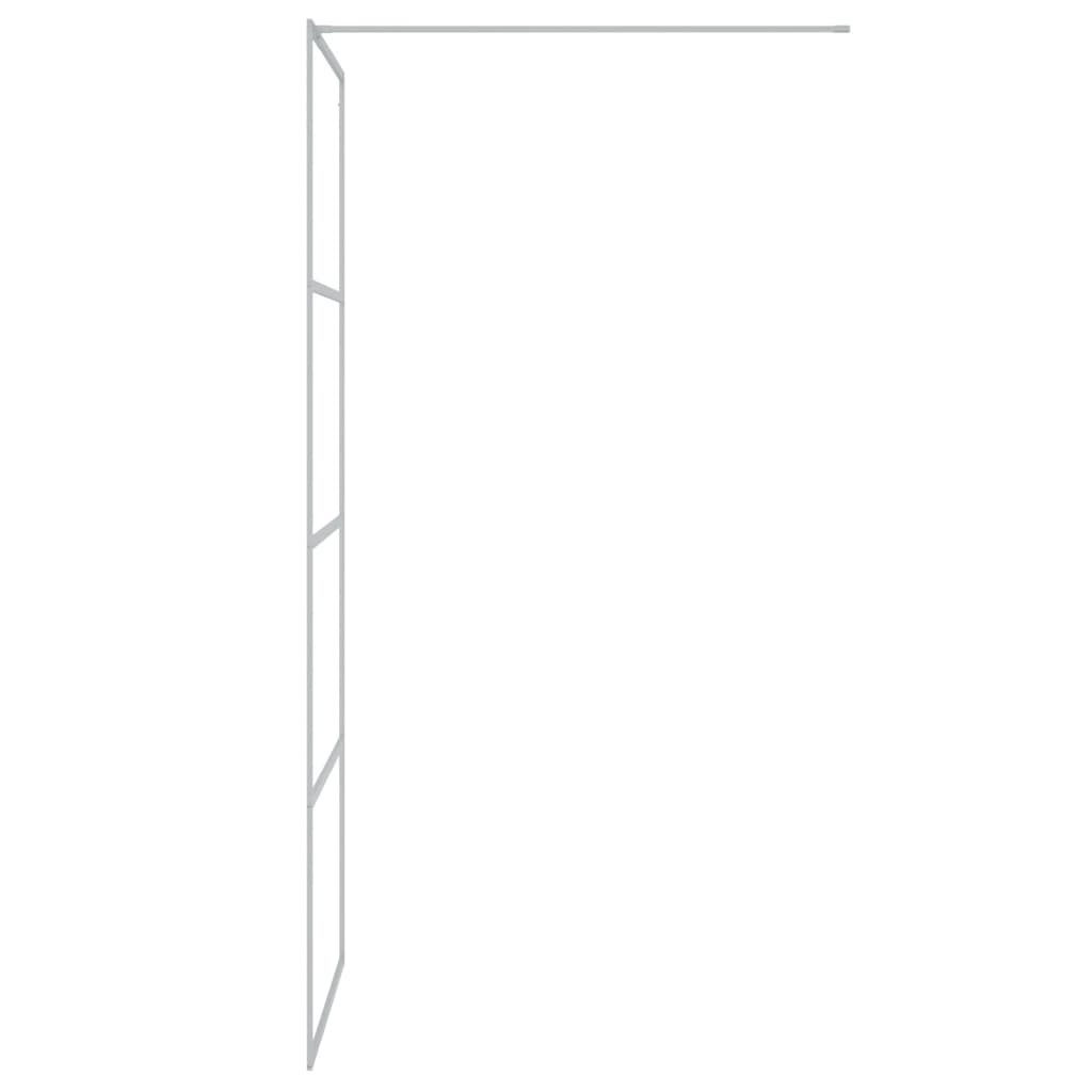 Duschwand für Begehbare Dusche mit Klarem ESG Glas 80x195 cm