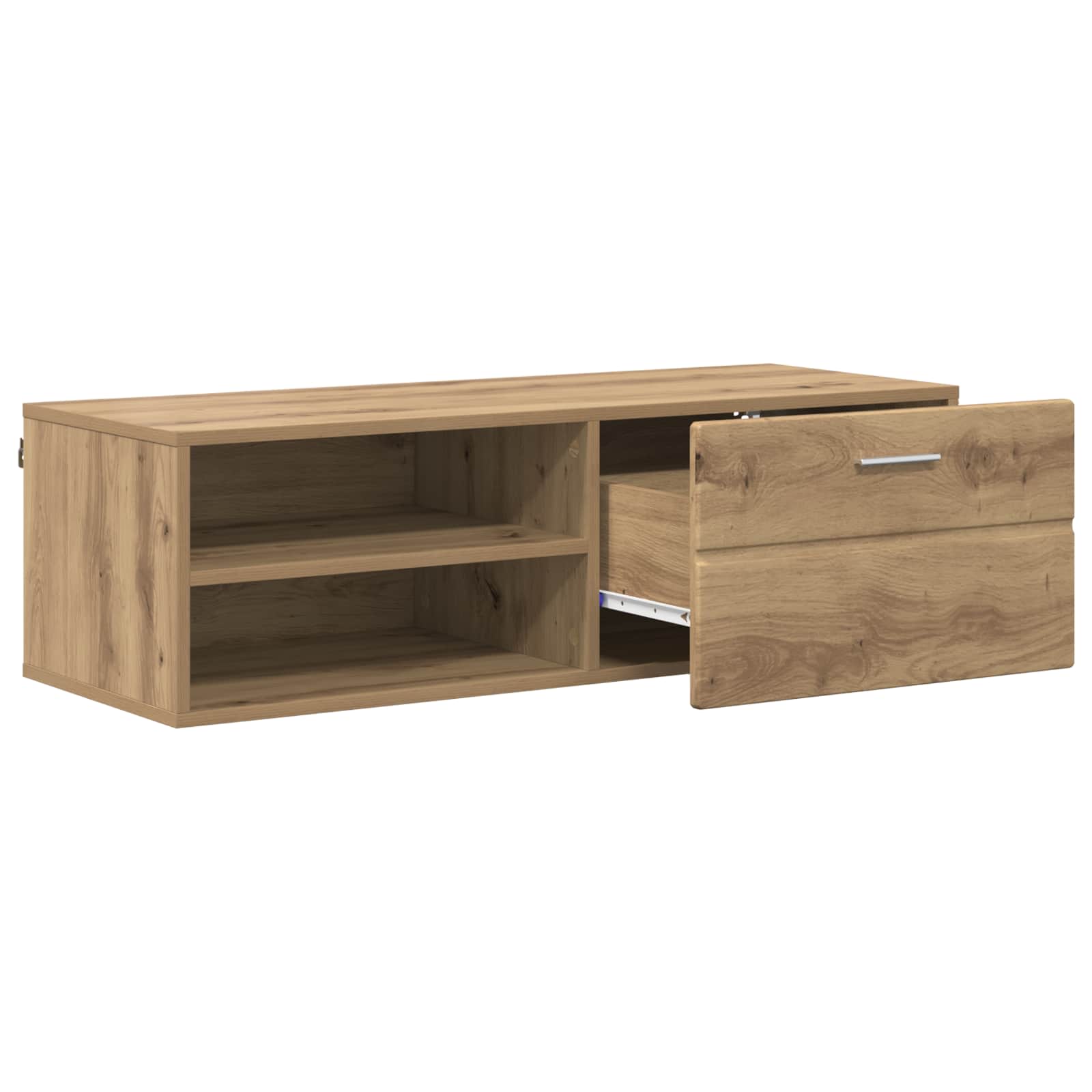 Highboard mit Regal FLORIN Weiß 60 x 35 x 182 cm Holzwerkstoff