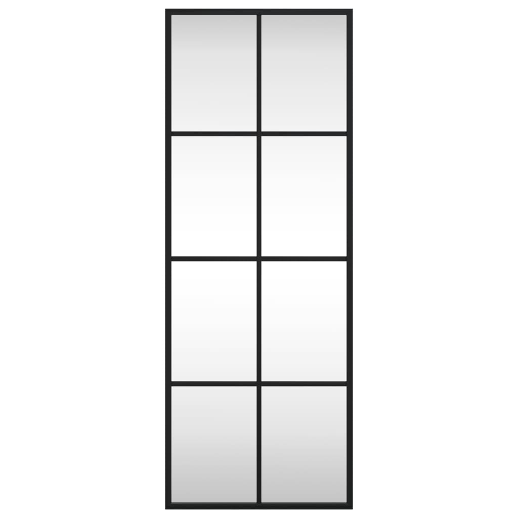 Wandspiegel Schwarz 60x40 cm Metall