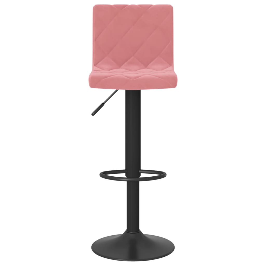 Barhocker 2 Stk. Creme Samt