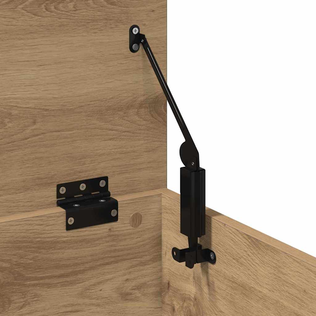 Aufbewahrungstruhe Weiß 84x42x46 cm Holzwerkstoff