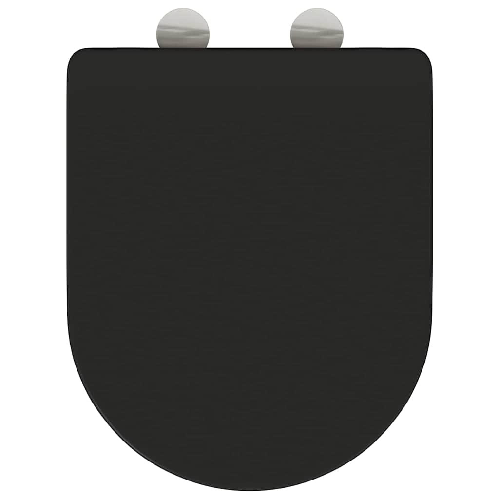 Toilettensitz Anthrazit 47 x 36 x 3,4 cm Duroplast