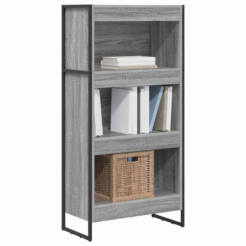 Bücherregal 2 pcs Schwarz Eichen-Optik 60 x 30 x 189,5 cm