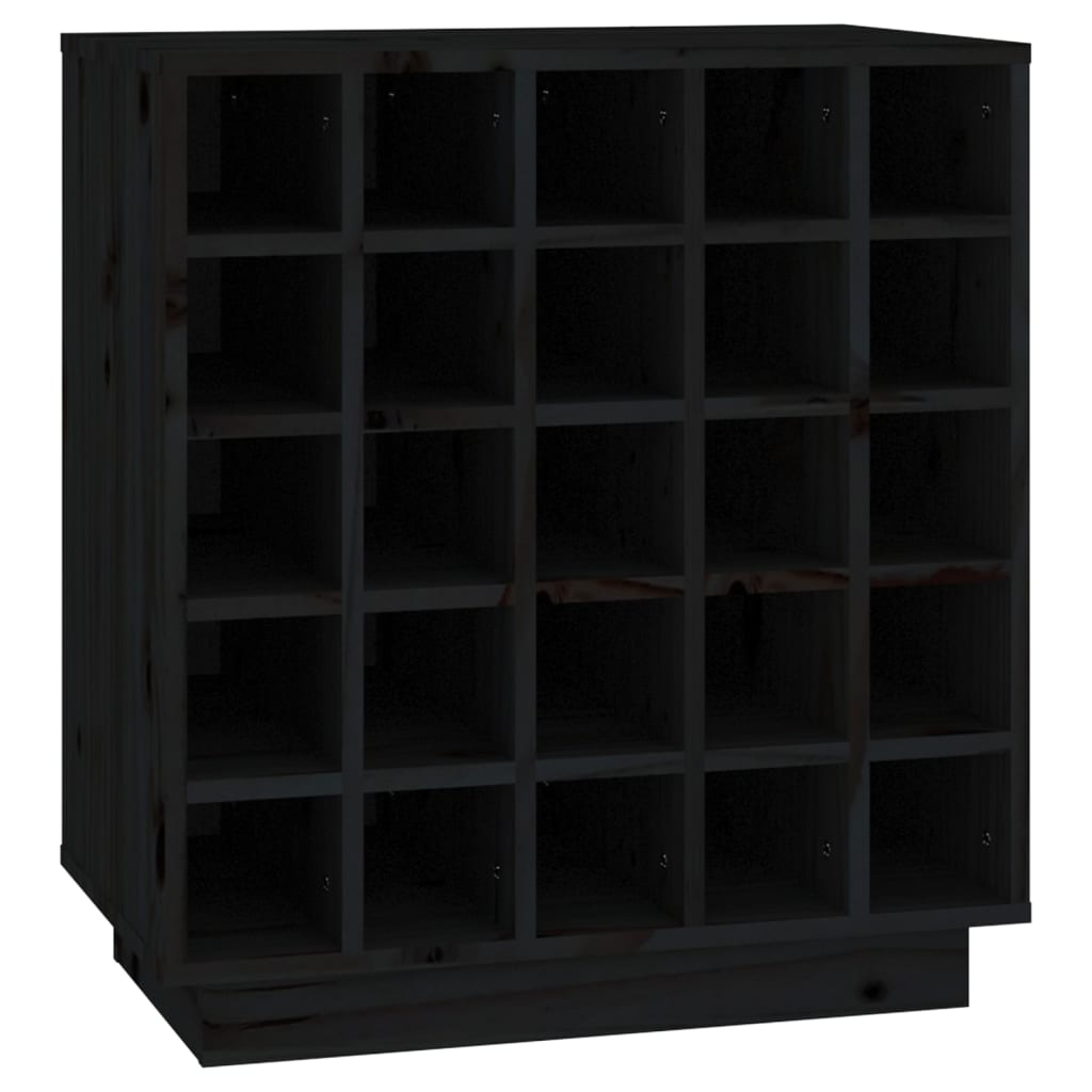Weinregal 55,5x34x61 cm Massivholz Kiefer