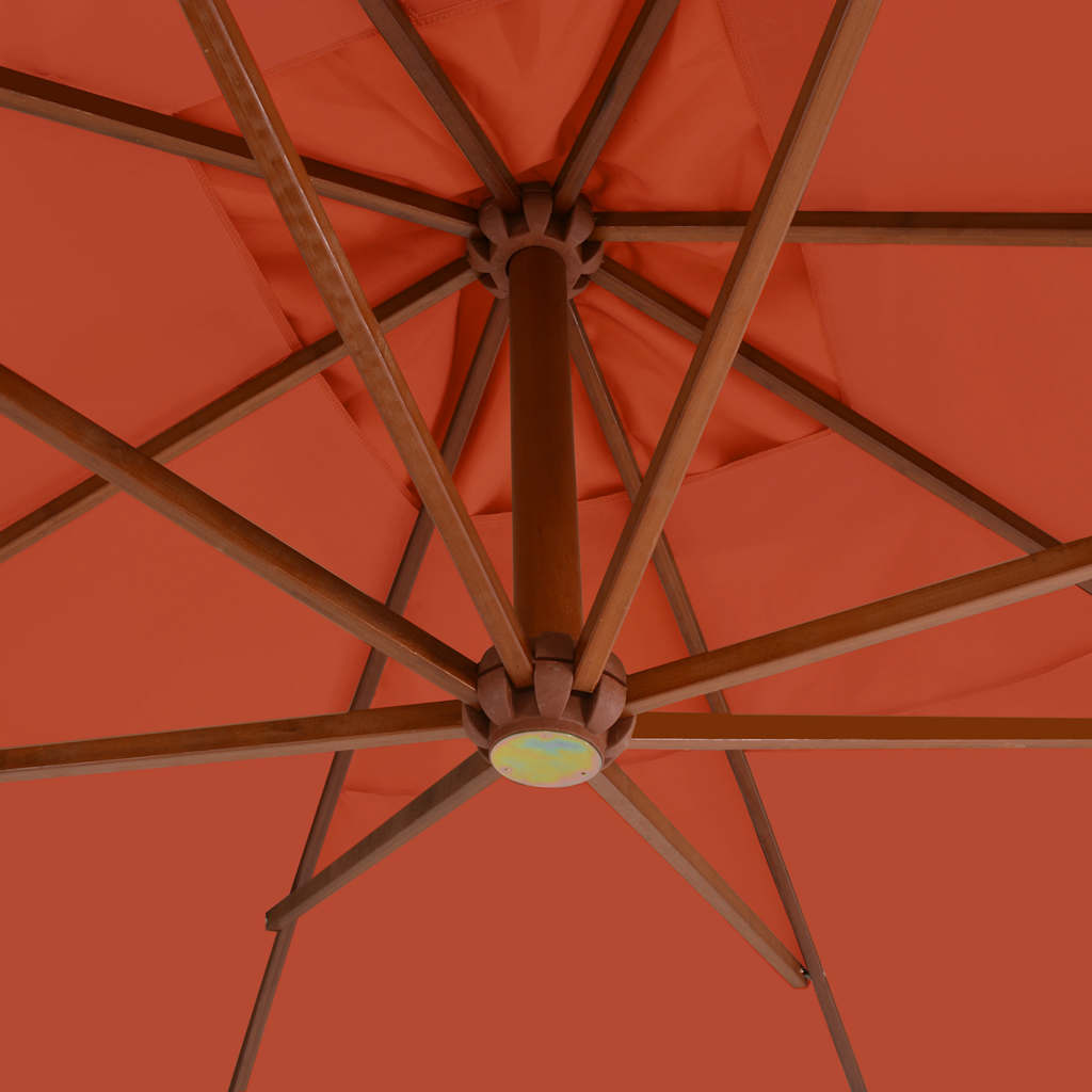 Ampelschirm Melia 300x400 cm Grün