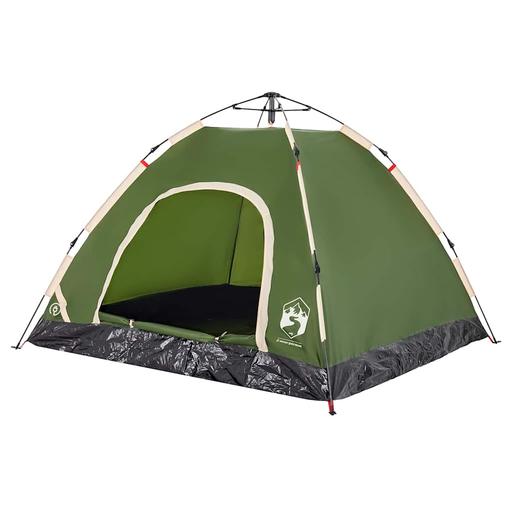 Campingzelt 2 Personen Grün Quick Release