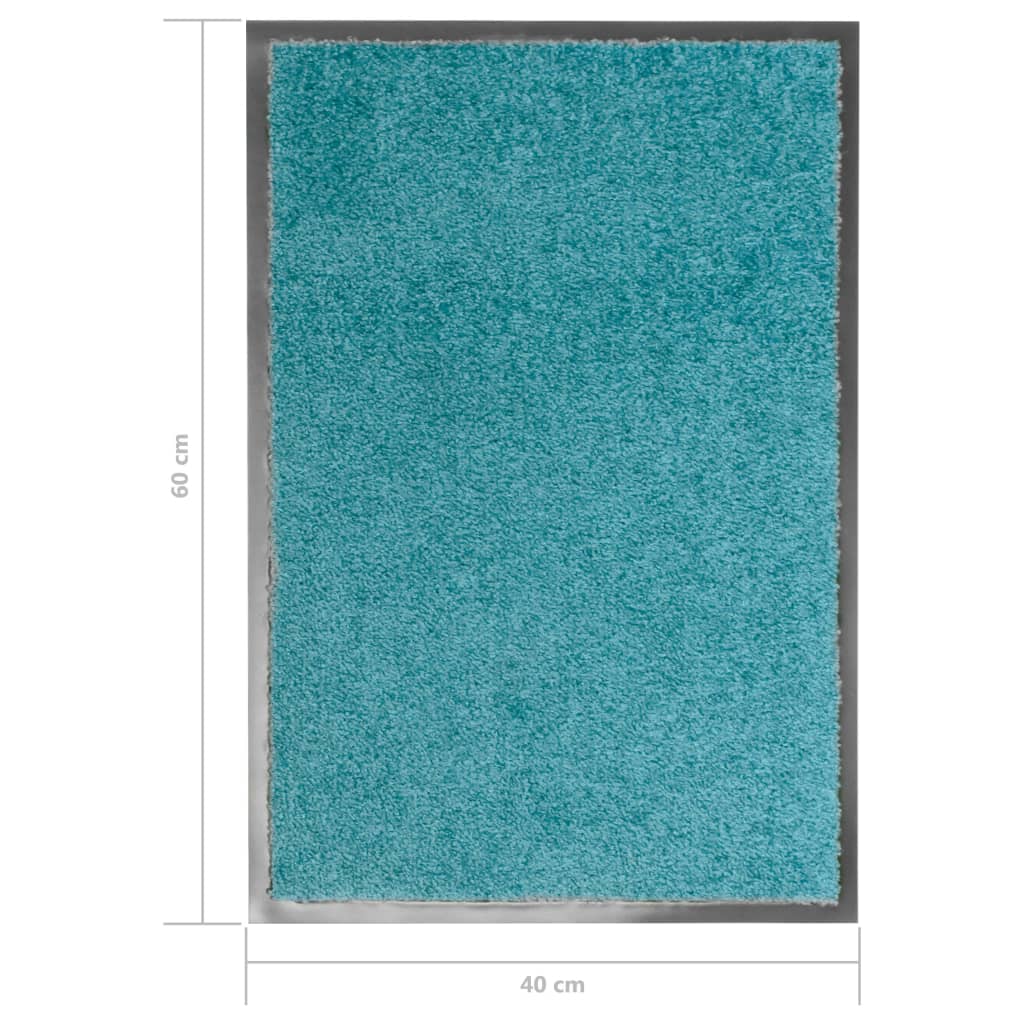 Fußmatte Waschbar Anthrazit 120x180 cm