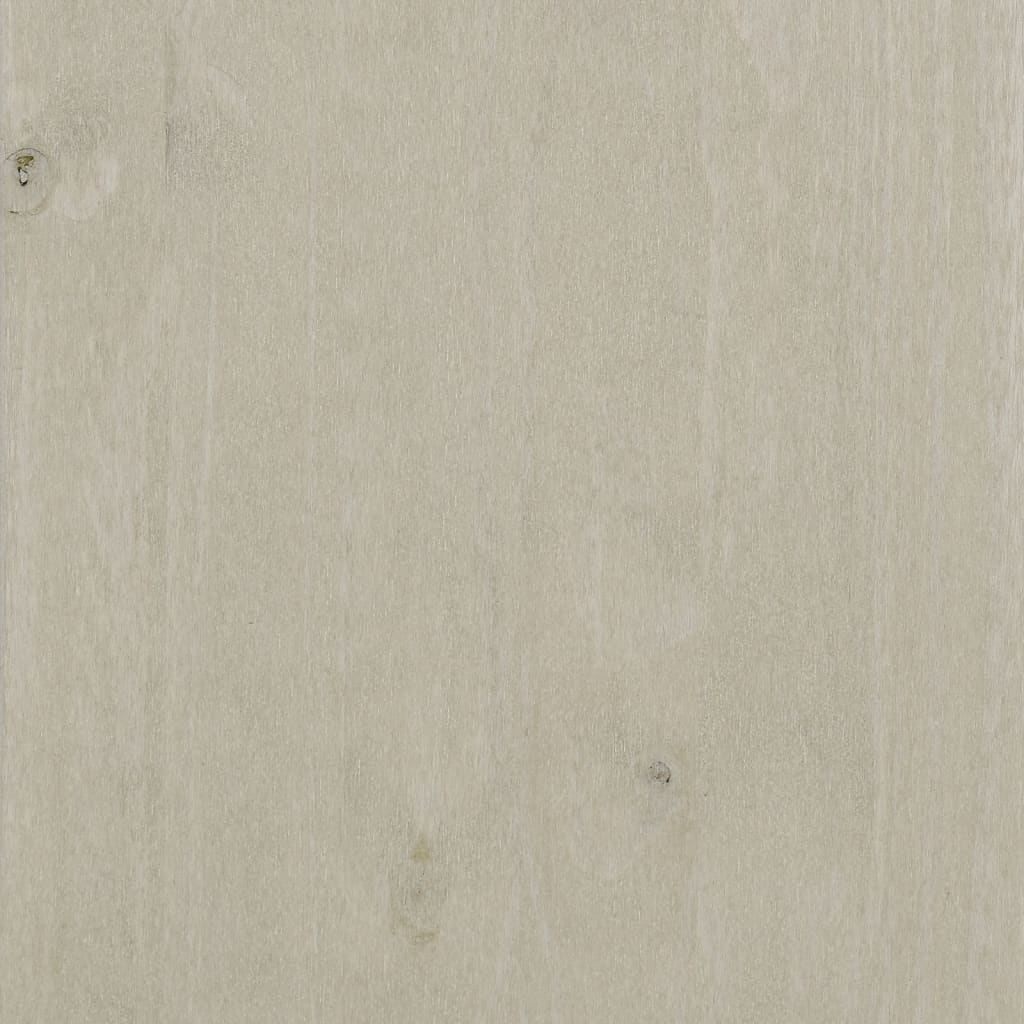 CD-Schrank HAMAR Honigbraun 45x18x100 cm Massivholz Kiefer