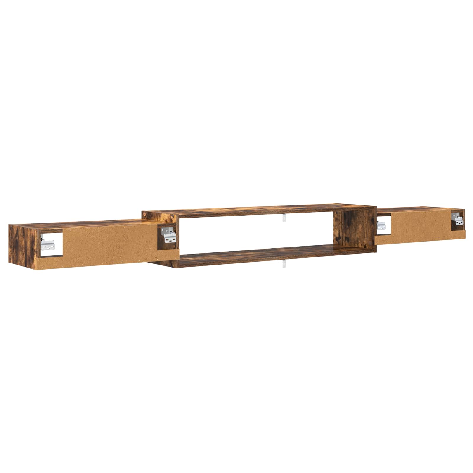 Wandmontierter TV-Schrank Wandhalterung Weiß 140 x 28 x 21 cm